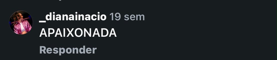 Print de comentário de paciente no Instagram da Clínica Faralhe